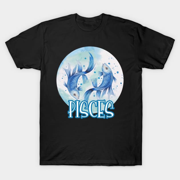 Pisces T-Shirt by Things2followuhome